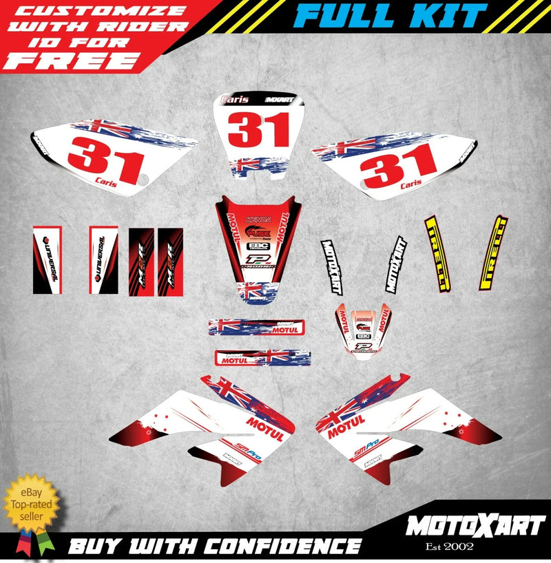 Honda CRF 80 AUSSIE PRIDE Custom Graphic Kit (2003-2012)