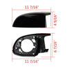 BMW X3 G01, X5 G05 Wing Mirror Cover Caps & Support Ring Frames (2018-2023)
