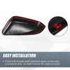 Lexus RX Gloss Black Rearview Mirror Cover Caps (2023)