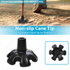 Walking Stick 19mm Non-slip Rubber Tripod Cane Tip