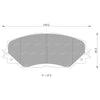 Toyota Corolla ZRE152R ZRE153R ZRE182R Front Disc Brake Pads Set