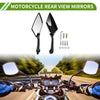 Motorcycle M8/M10 Rear View Mirrors 1 Set
