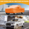 Dodge Ram Orange Cotton with Zipper Car Cover Waterproof All Weather