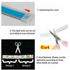 Car Bright Yellow Sequential DRL Strip Turn Signal Light