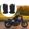 Motorcycle 1 Pair XL Black Deerskin Breathable Full Finger Motorcycle Gloves