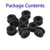 10 x Universal-Motorcycle Rubber Grommet Mount Set Side Cover Fender Accessory
