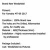 Yamaha MT-09 Windshield with Bracket (2017)