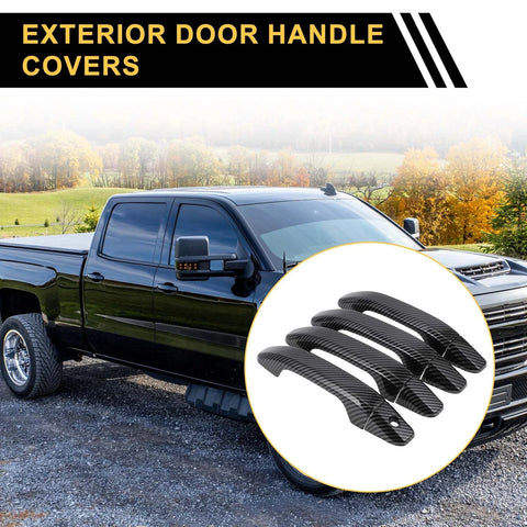 Chevrolet Silverado 1500 4pcs Exterior Door Handle Covers (2014-2018)