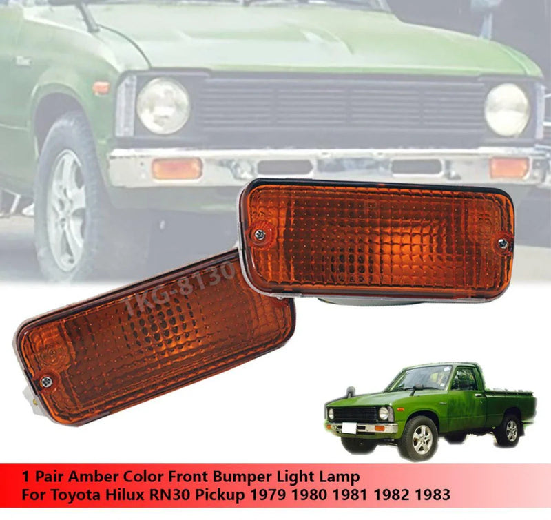 Toyota Hilux RN30 N30 Bumper Light Orange (1979-1983)
