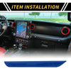 Jeep Wrangler JL JLU (2018-2024) Blue Passenger Side Seat Handle Trim