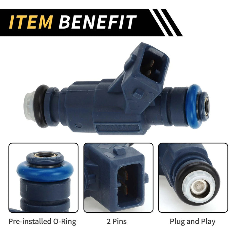 Ford Explorer 2002-2003 - 4 Holes, Navy Blue Fuel Injector Nozzle