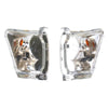 Corner Lamp Turn Light Chrome L+R Fits Toyota HiluxTiger  UTE Pickup 1998-01 D06