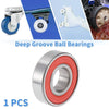 6001LLU Deep Groove Ball Bearings 12x28x8mm 1 Pc Scooter Skateboard Wheel