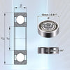 Bearings 20pcs 5x13x4mm Shielded Deep Groove Ball Bearings
