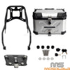 Harley Softail FXST 42L Aluminum Rear Top Case w/ Mounting Bracket
