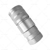 Bobcat Hydraulic Female Flat Faced Coupler 1/2" Body 3/4" SAE Thread