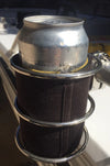 25mm Rail, 316 Stainless Steel, Adjustable Boat Clamp-On Drink Holder