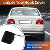 BMW 525i 528i 530i 540i Black Rear Tow Hook Cover