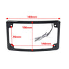 Harley Touring Glide Rear License Plate Frame Bracket with Light (2009-2023)