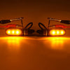LED Motorcycle Turn Signal Amber Light Blinker Indicator Mini Lamp 2 x Inc.