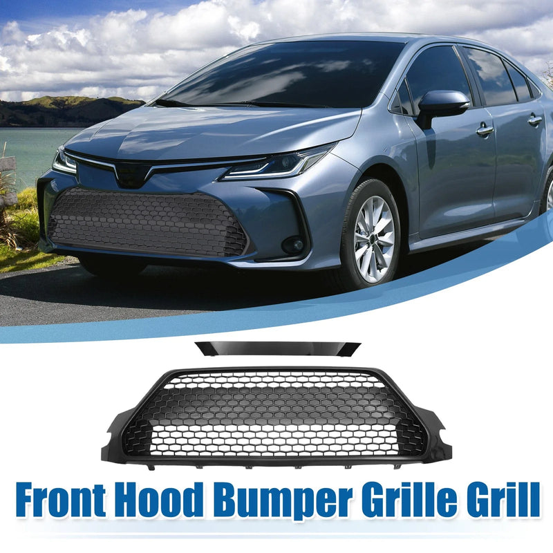Toyota Corolla (2020-2022) Black Front Hood Bumper Grille