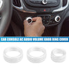 Chevy Malibu 2017-2022 Silver Tone Volume Knob Ring Cover (2017-2022)