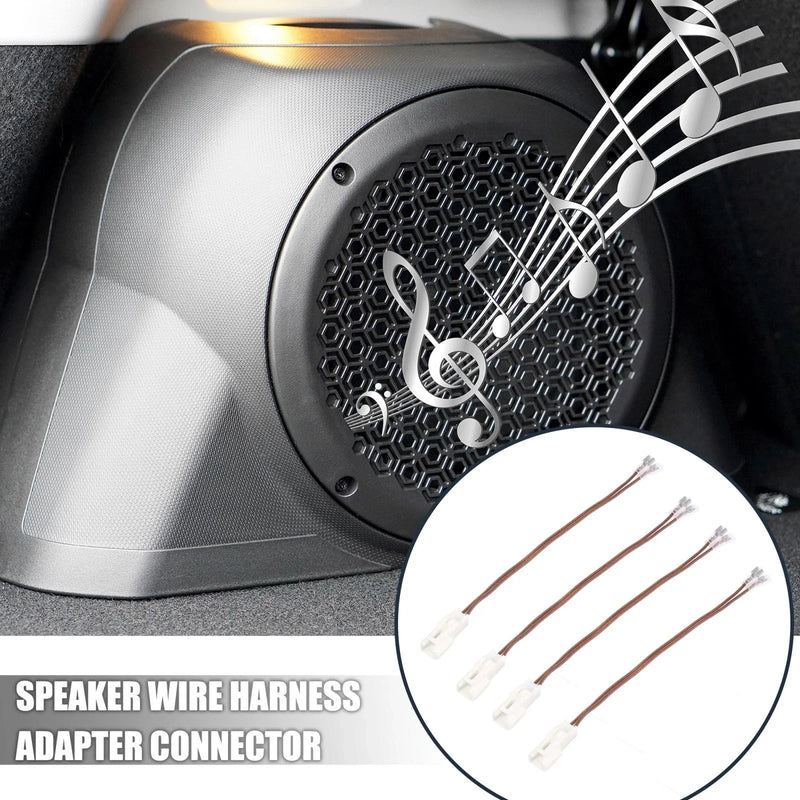 Kia & Hyundai 4 x Car Speaker Connector Wire Harness Adapter