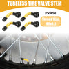 Cars Motorcycles PVR50 4 Pcs Tubeless Tire Valve Stem