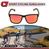 Motorcycle Goggles 1 Pc Riding Goggles Red Lens Black Frame Cycling Sunglasses