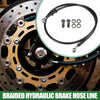 Motorcycle Brake Line / 100cm / Motorcycle Braided Hydraulic Oil Hose