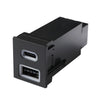 Toyota RAV4, C-HR Fast Charger Dual QC3.0 + PD Socket Type C USB