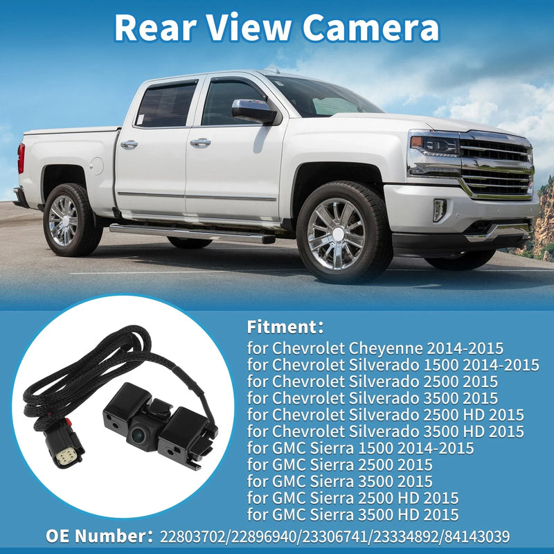 Chevrolet Cheyenne Rear View Park Assist Backup Camera (2014-2015)