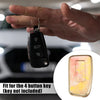 Lexus ES350 RX GS LS 4 x Button Key Fob Cover Case Orange (2007-2020)
