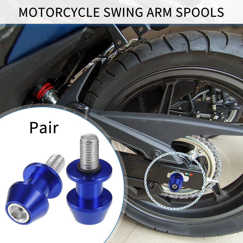 Motorbike Pair Swingarm Spools 10mm CNC