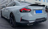 BMW 2 Series G42 M4 Style Coupe ABS Black Rear Boot Spoiler Wing (2022-2023)
