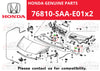 Honda Civic 2 x Windshield Washer Nozzle