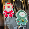 Gift Decorations Keyring Plush Christmas Keychain