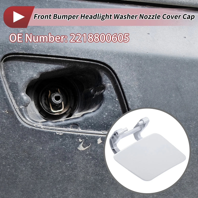 Mercedes-Benz S63 Front Right Bumper Headlight Washer Nozzle Cover (2014-2020)