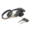 Kawasaki Ninja ZX6R ZX7R ZX9R Fuel Gas Cap Ignition Switch Lock Set (2000-2002)