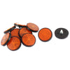 Trailer, Motorcycle, Car, Caravan 10 x 56mm Yellow Round Reflectors