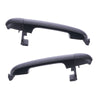Hyundai i30 Door Handle Outer Set of 2 Black Rear Left & Right (2007–2012)