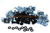 Yamaha Honda Ducati Suzuki 25x M5 Black Aluminium Fairing Bolts & Spire Clips