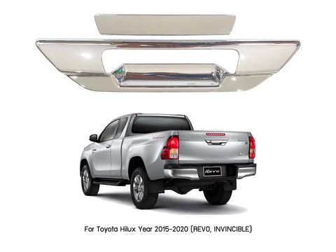 Toyota Hilux Revo Chrome Tailgate Door Handle Covers (2015-2020)