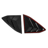 Corvette C8 Carbon Fiber Quarter Rear Window Louver Covers (2020-2024)