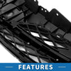 Toyota Corolla Black Front Hood Bumper Grille (2010)