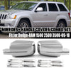Dodge Ram, Grand Cherokee Rearview Mirror Cap & Door Handle Cover (2005-2018)