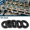 Oil Seal 5Pcs Seal Ring Rotary Shaft Seal NBR Rubber 26x48x10mm Black