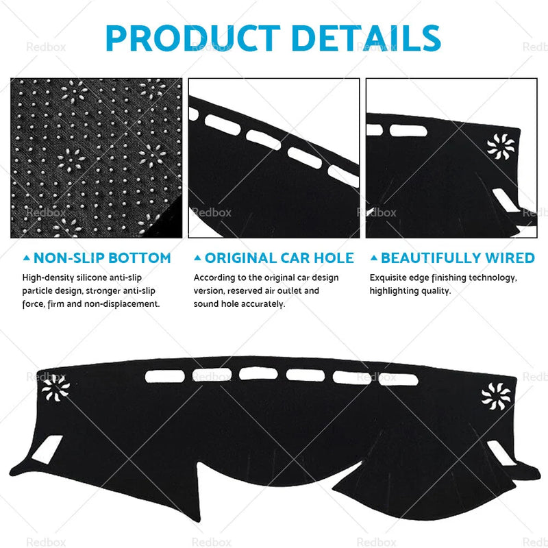 Nissan Navara D23 NP300 ST-X ST SL PRO-4X Non-Slip Dash Mat (2021-2022)