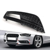 Audi A4 Left Side Fog Light Grille Cover Glossy Black (2013-2016)