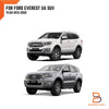 Ford Everest 4x Black Door Step Protectors Sill Scuff Plates (15-22)